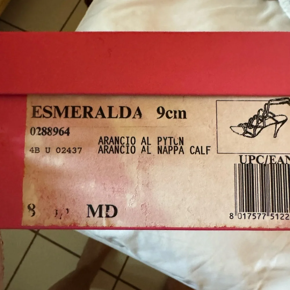 Vintage Emanuel ungaro python heels 8 1/2 - Picture 3 of 4